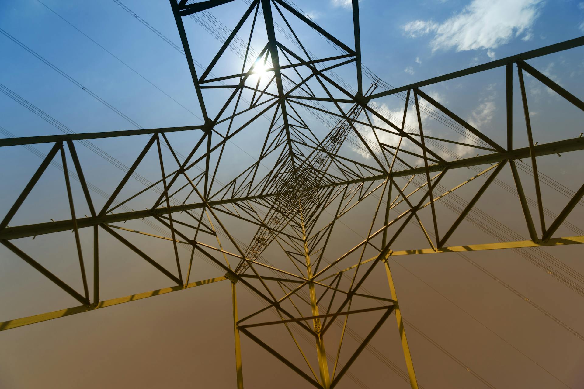 Electricity transmission towers